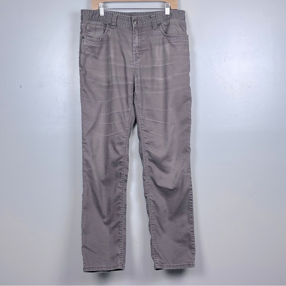 Prana Men's Slim Fit Distressed Bridger Brown Jeans M4BD32315 Size 34; Outdoor